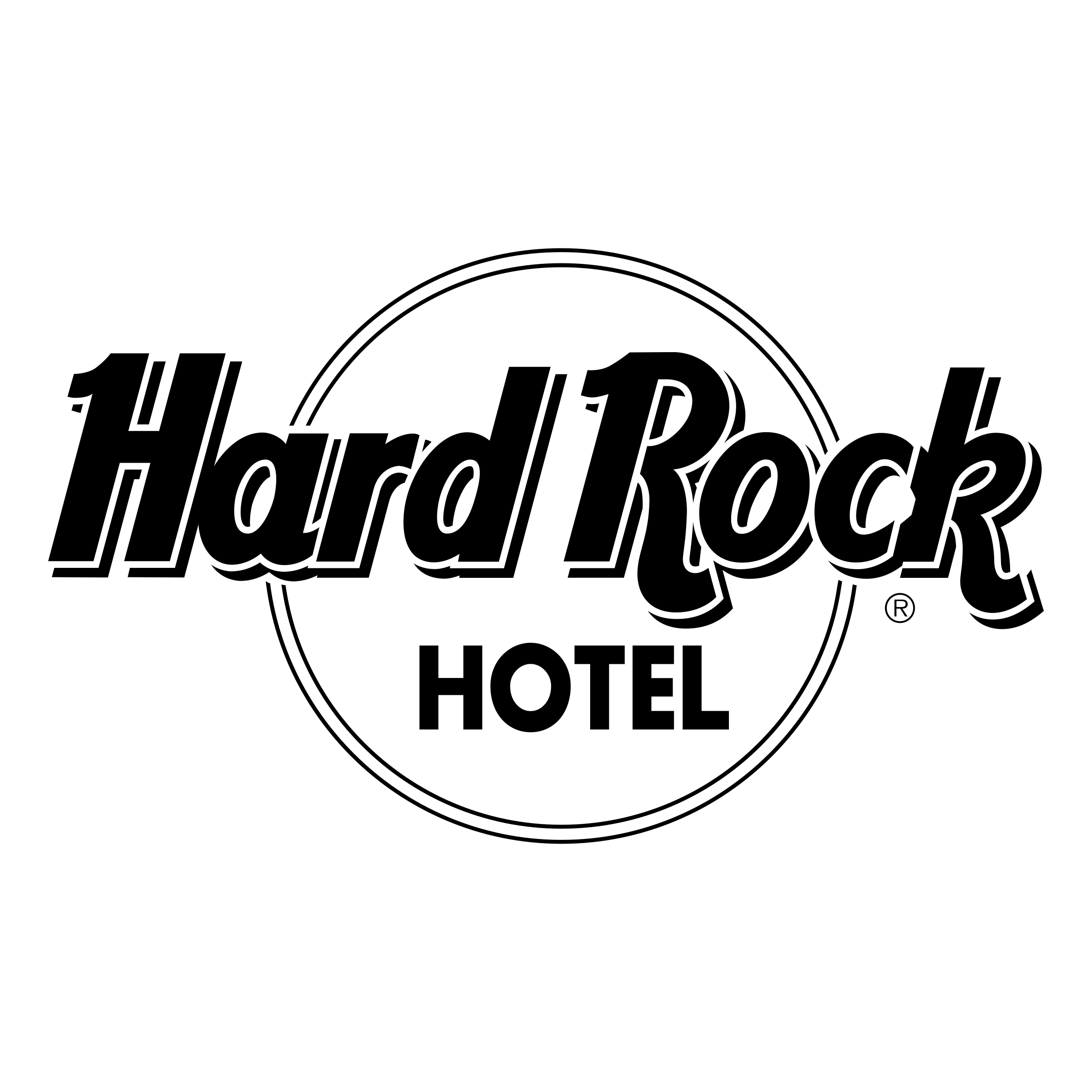 Logo del hotel Hard Rock — Aliado de Tropigo en Punta Cana